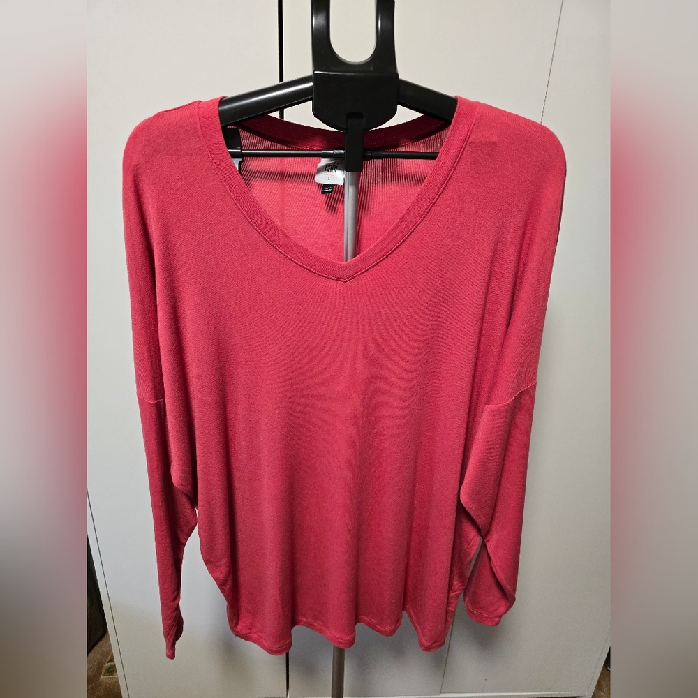 CAbi Pink Buttery Soft Relaxed Serenity Tee